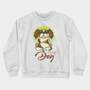 Zen Dogs Love Yoga Crewneck Sweatshirt